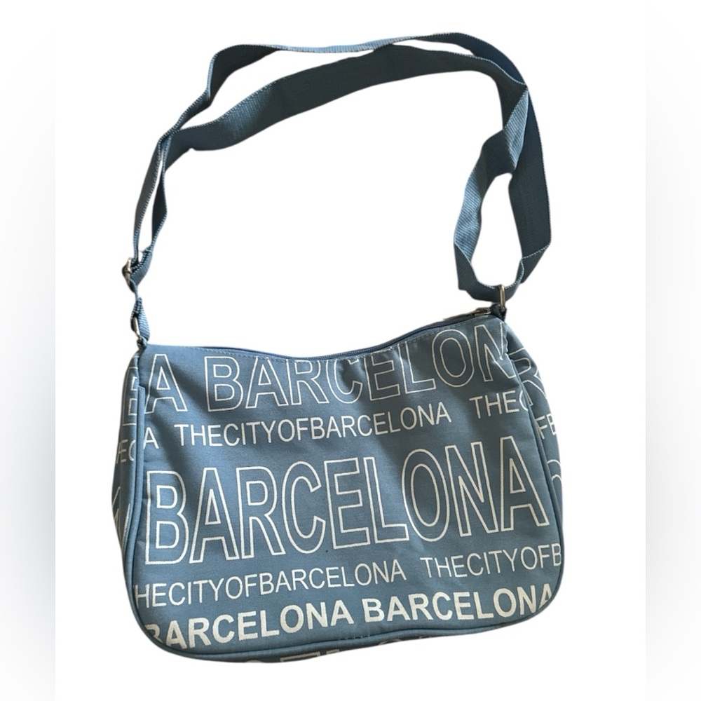 Blue Barcelona Shoulder Bag